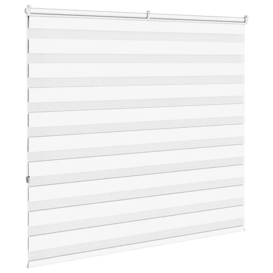 Store zèbre blanc 155x150 cm largeur du tissu 150,9cm polyester - 4