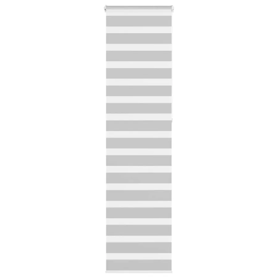 Store zèbre gris clair largeur du tissu 60,9 cm polyester