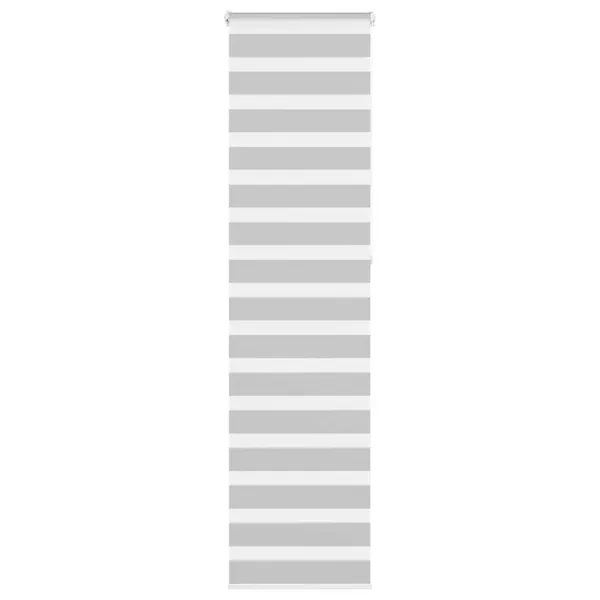 Store zèbre gris clair largeur du tissu 60,9 cm polyester