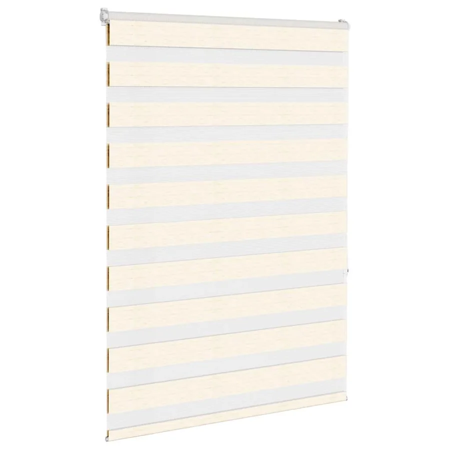 Store zèbre beige marbré largeur du tissu 110,9 cm polyester - 3