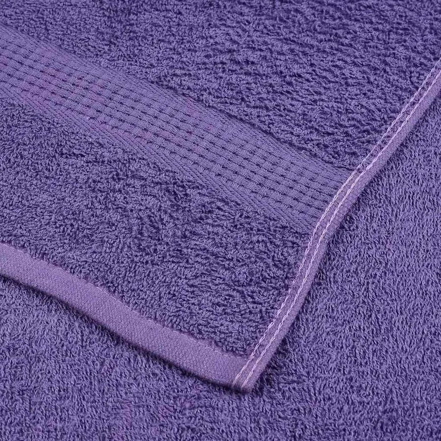 Serviettes de sauna FROGN 10 pcs violet 80x200 cm 360 g/m² - 6