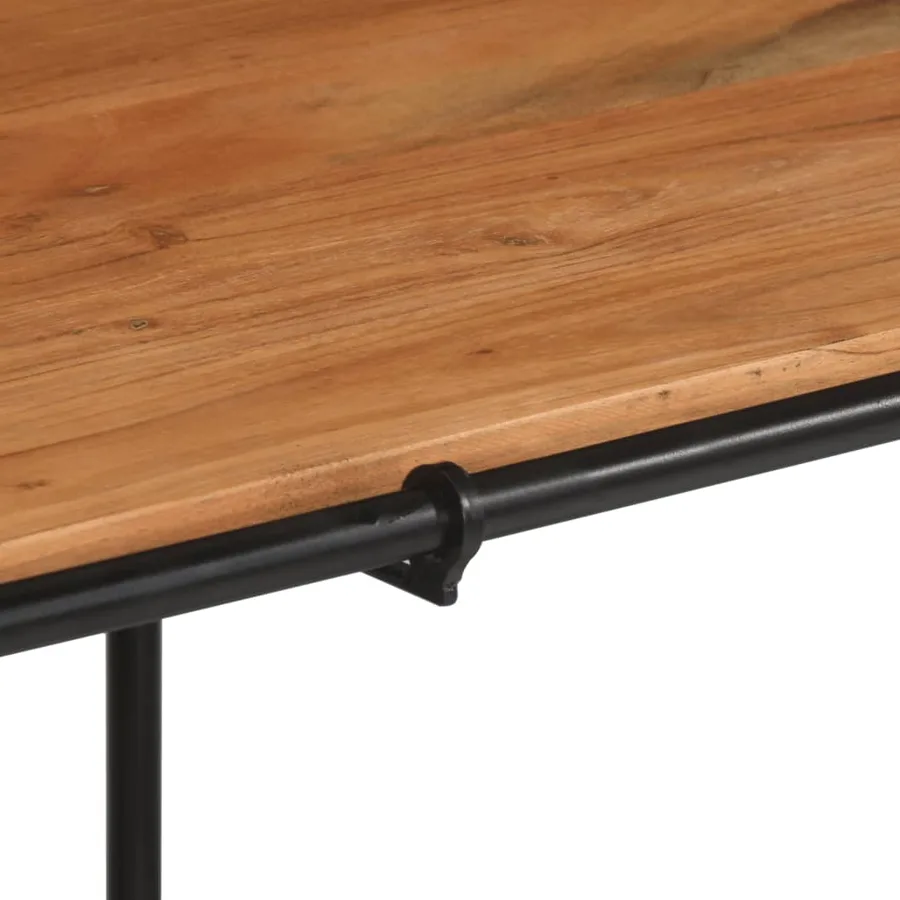 Table basse 110x55x40 cm bois massif d'acacia - 7