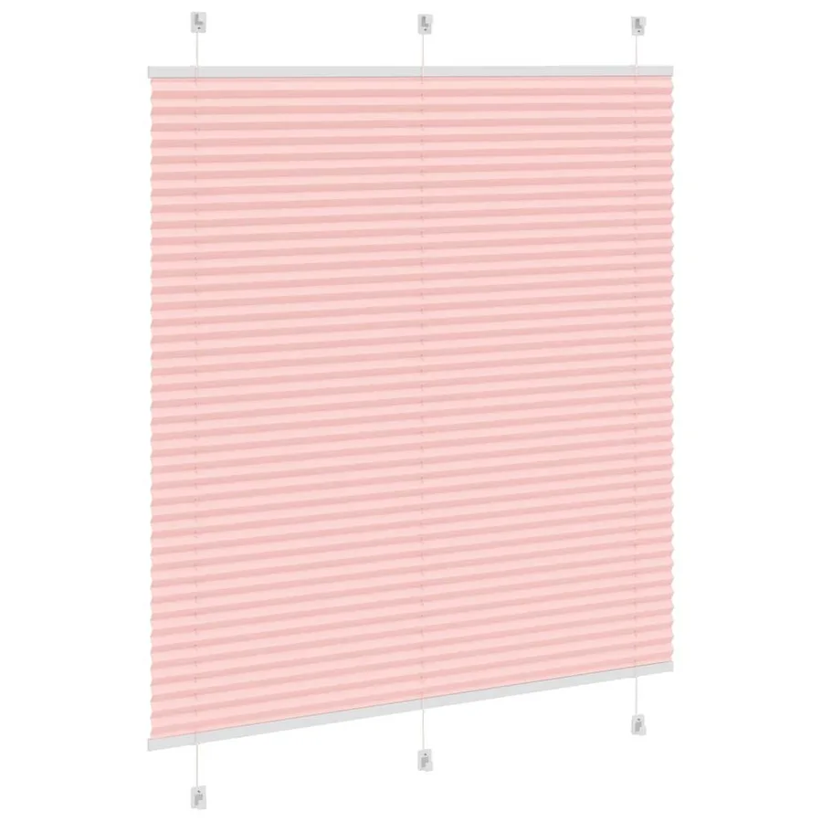 Store plissé rose 120x150 cm largeur du tissu 119,4cm polyester - 4