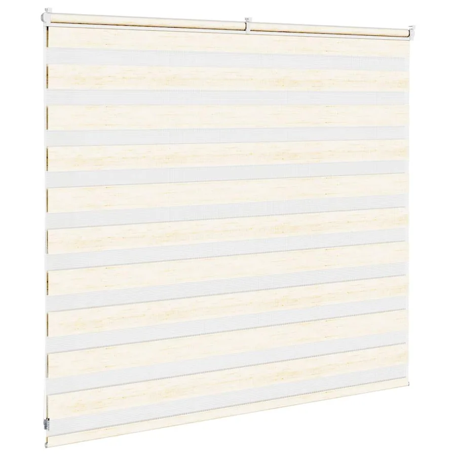 Store zèbre beige marbré largeur du tissu 155,9 cm polyester - 4