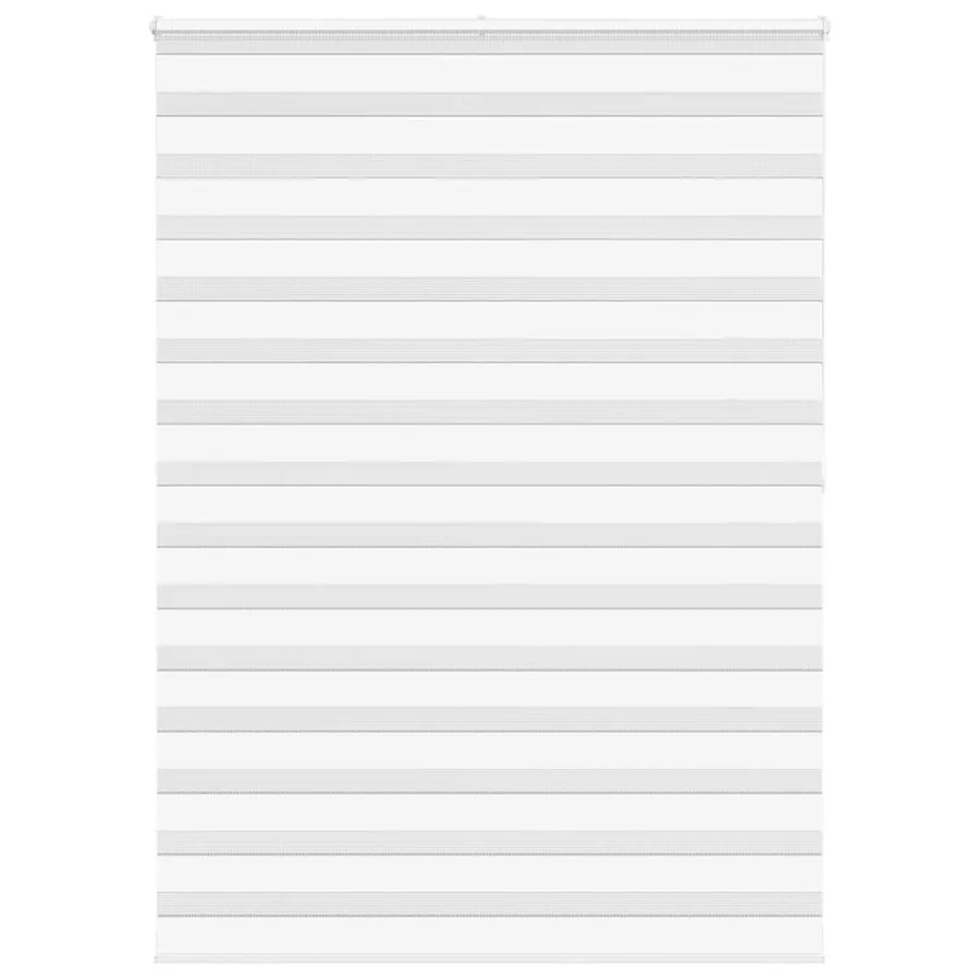 Store zèbre blanc 160x200 cm largeur du tissu 155,9cm polyester