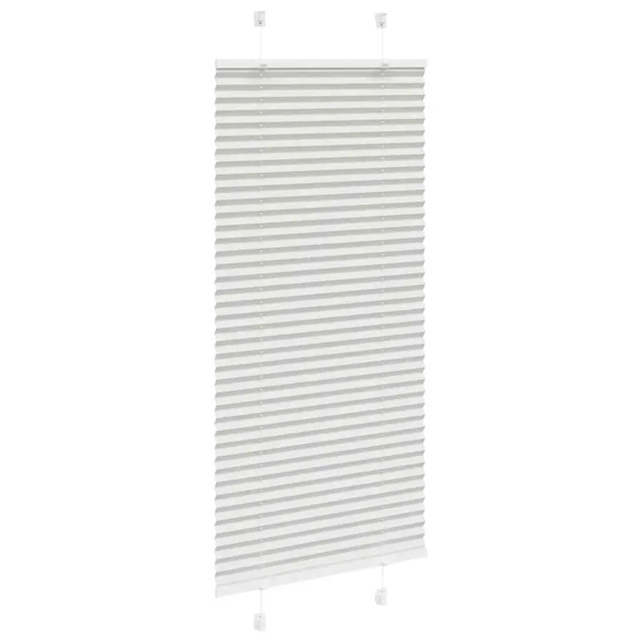 Store plissé gris clair 60x100 cm largeur du tissu 59,4 cm - 3
