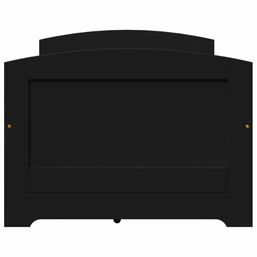 Lit de jour avec 5 tiroirs sans matelas IRUN noir 90x200 cm - 7