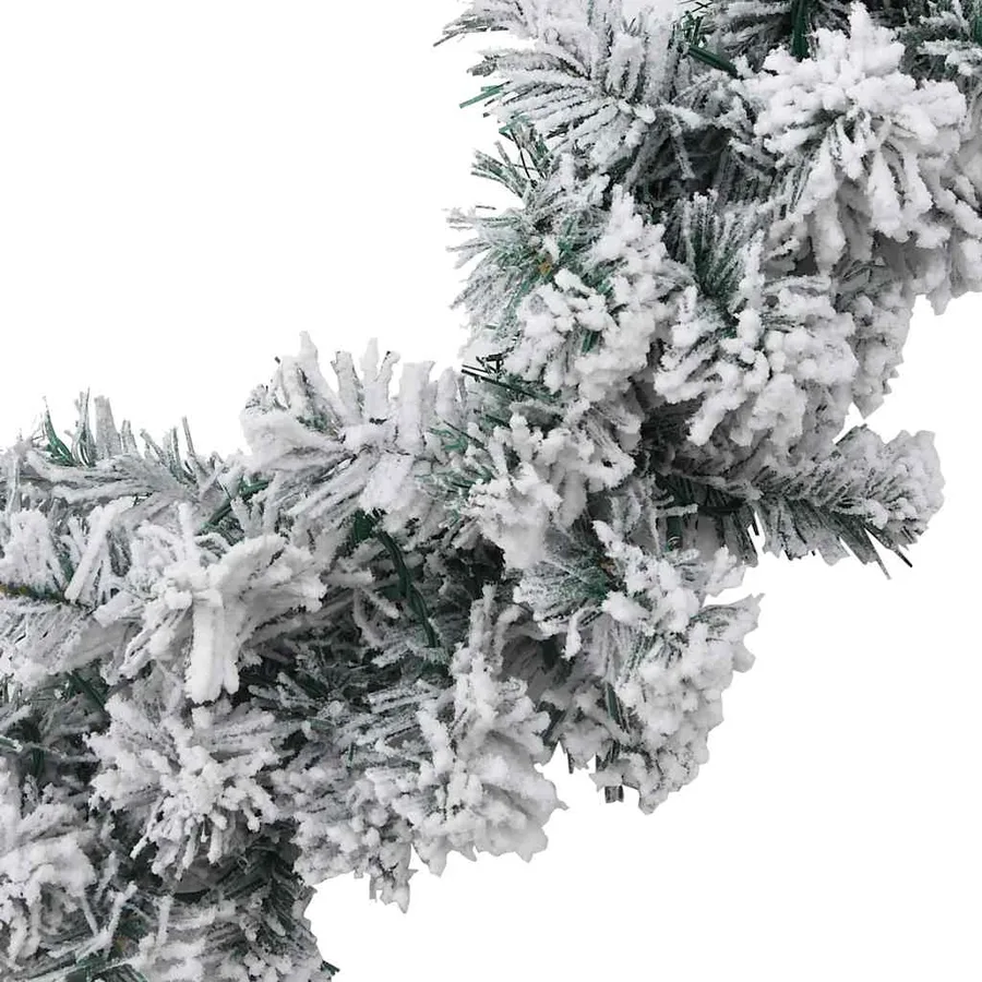 Guirlande de Noël avec lumières LED vert 20 m PVC - 5