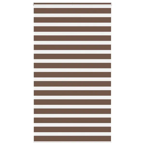 Store zèbre marron 135x200cm largeur du tissu 130,9cm polyester