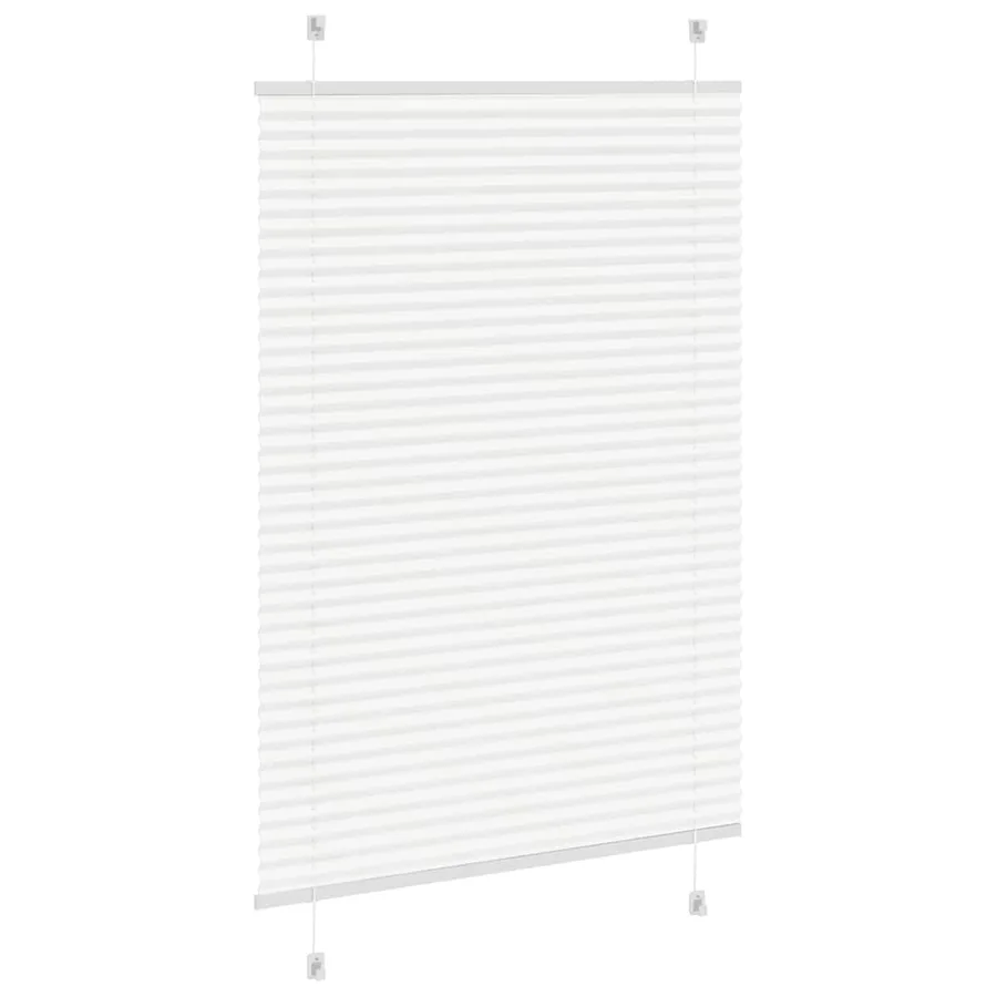 Store plissé blanc 90x150 cm largeur du tissu 89,4 cm polyester - 4