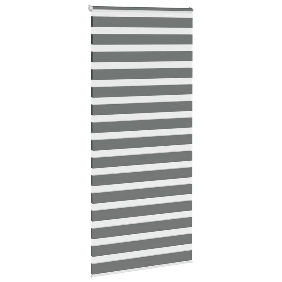 Store zèbre gris foncé largeur du tissu 100,9 cm polyester - 3
