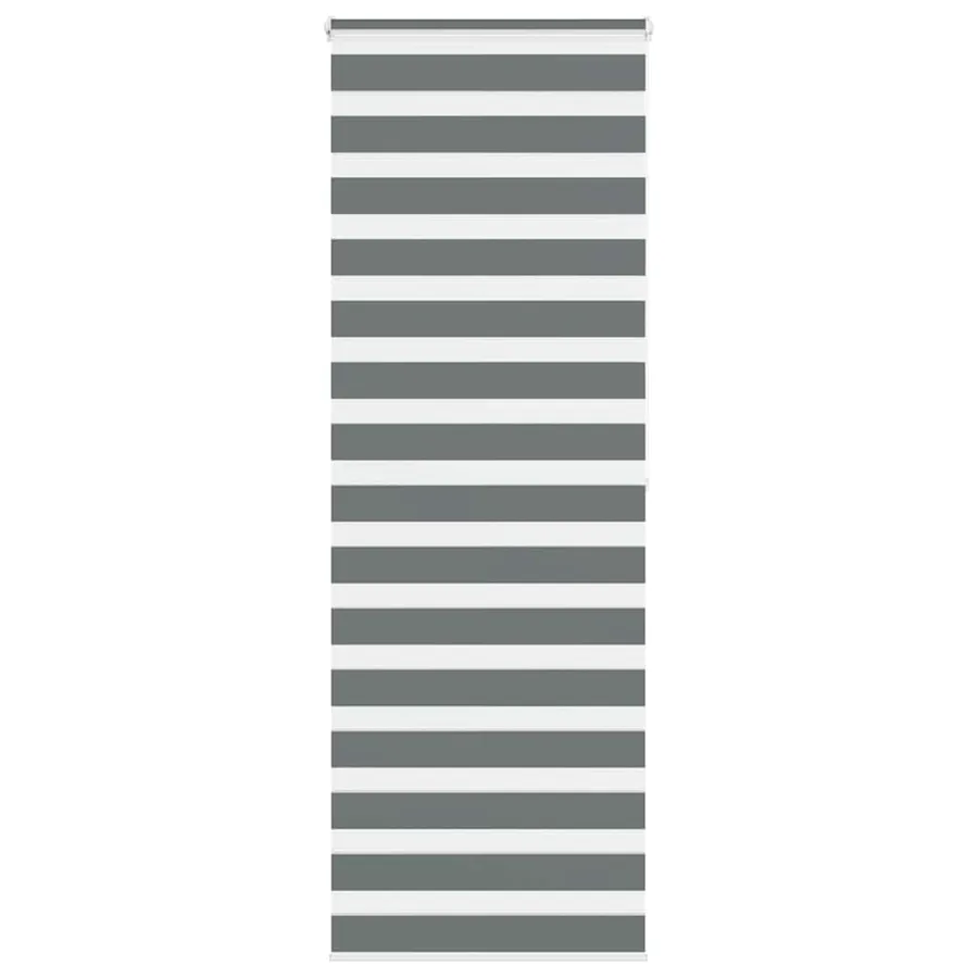Store zèbre gris foncé largeur du tissu 70,9 cm polyester