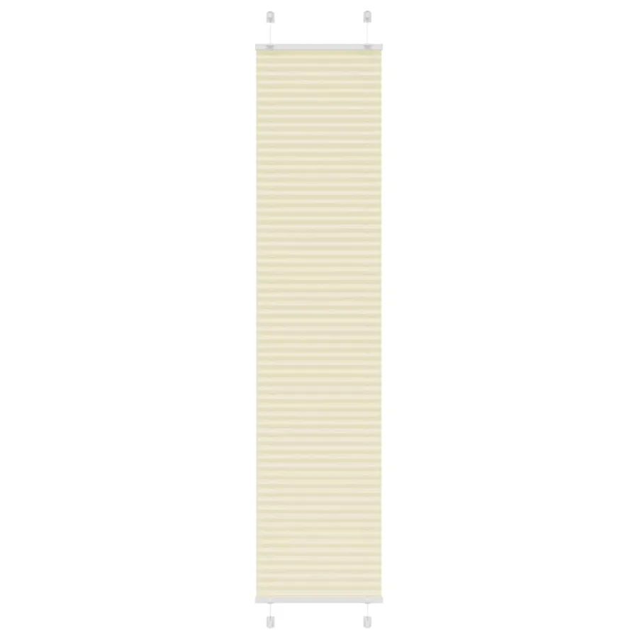 Store plissé crème 40x200 cm largeur du tissu 39,4 cm polyester