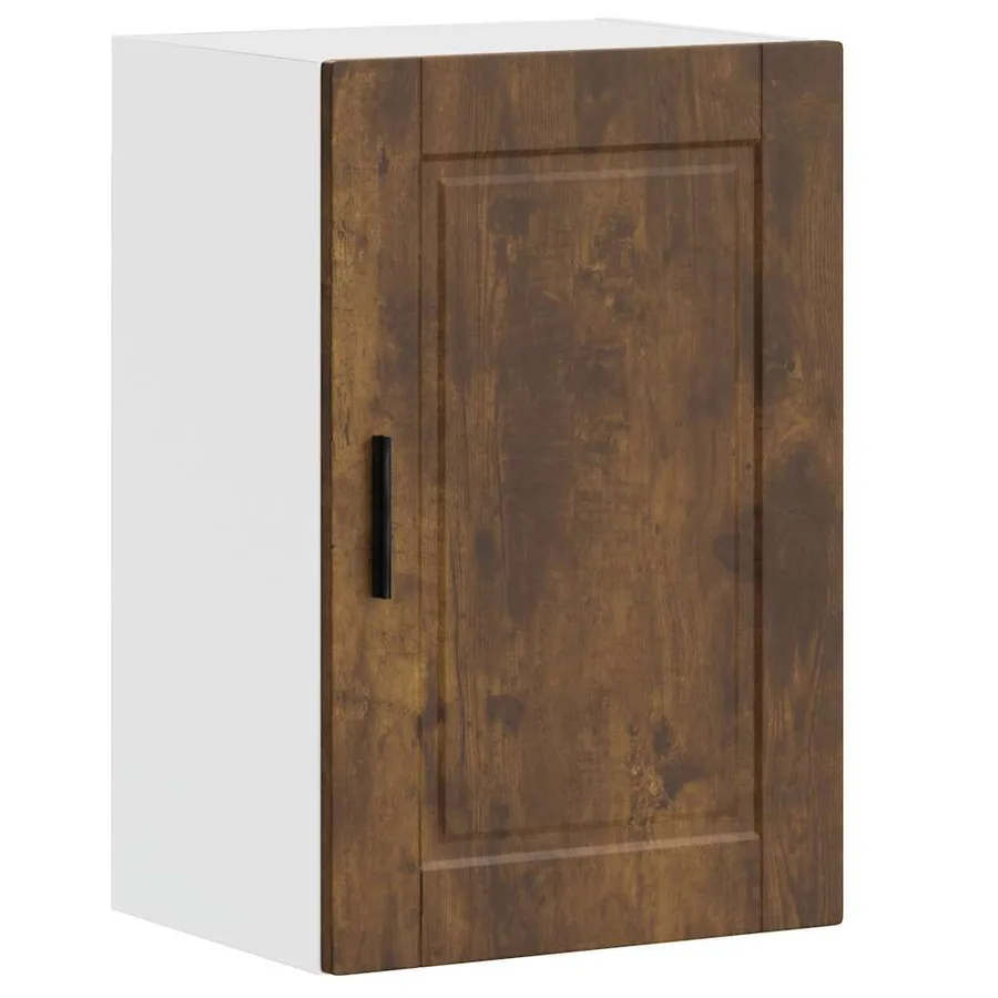 Armoire murale de cuisine Porto chêne fumé bois d'ingénierie - 2