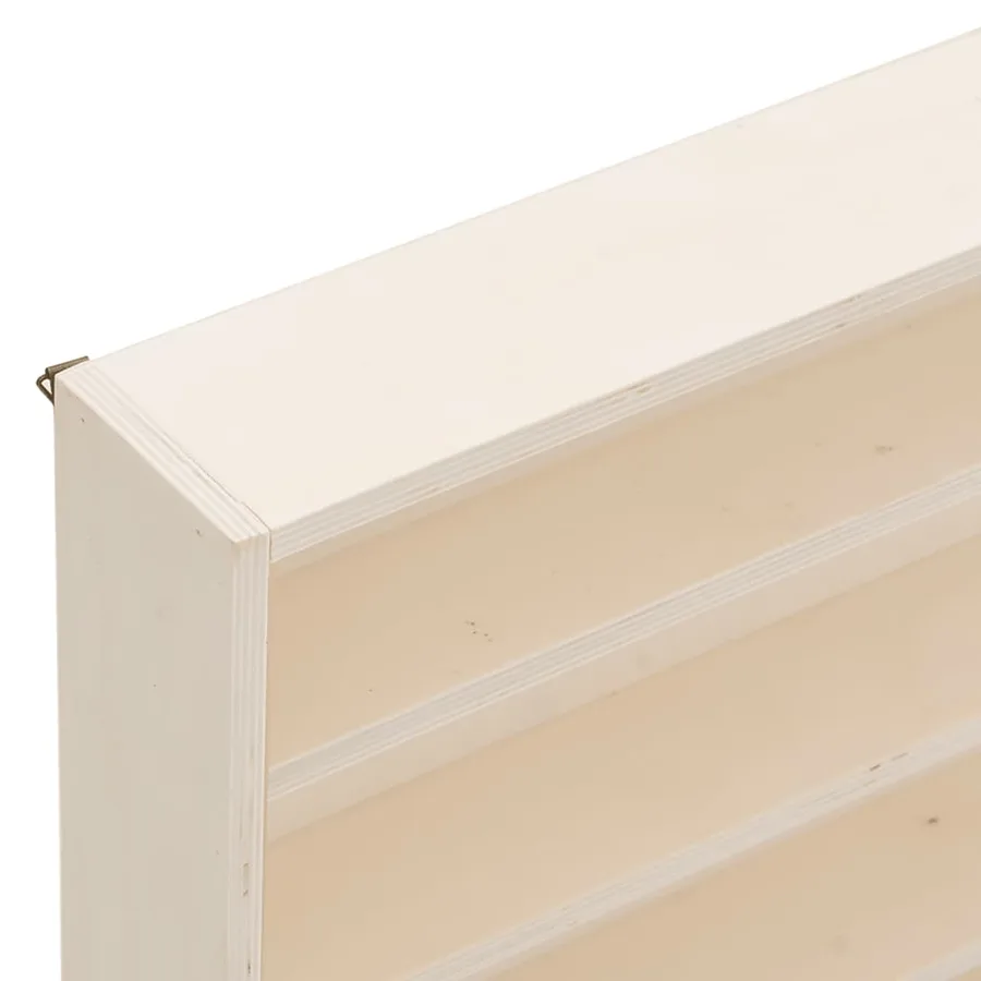 Vitrine de collection en bois avec portes 60 x 8,5 x 37 cm - 8