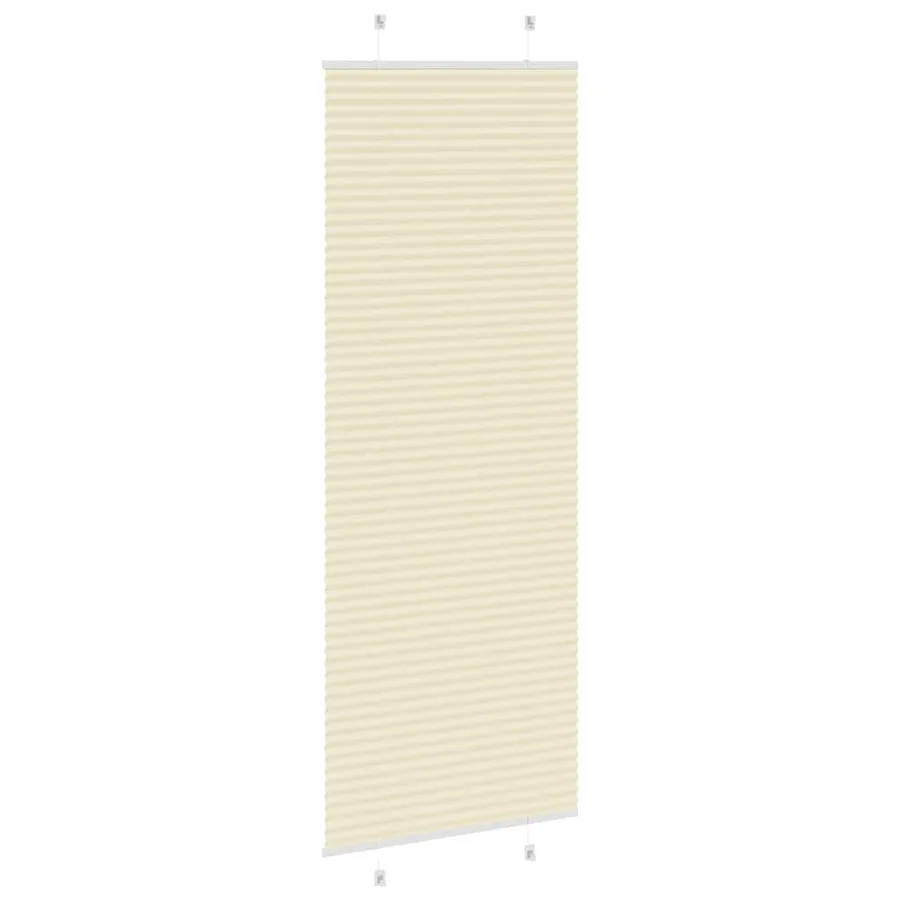 Store plissé crème 75x200 cm largeur du tissu 74,4 cm polyester - 4