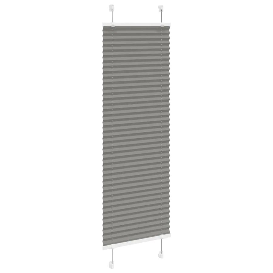 Store plissé anthracite 45x100 cm largeur du tissu 44,4 cm - 3