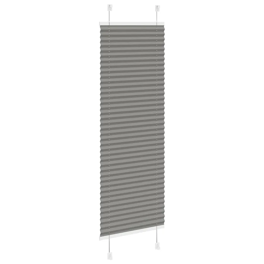 Store plissé anthracite 45x100 cm largeur du tissu 44,4 cm - 4