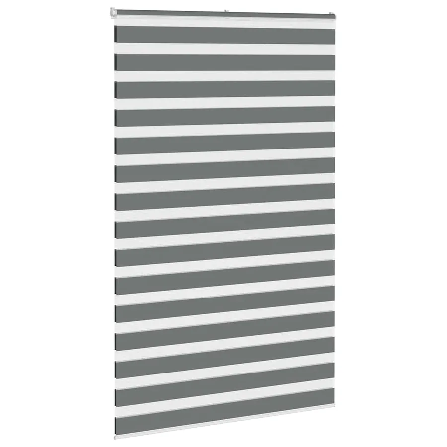 Store zèbre gris foncé largeur du tissu 145,9 cm polyester - 3