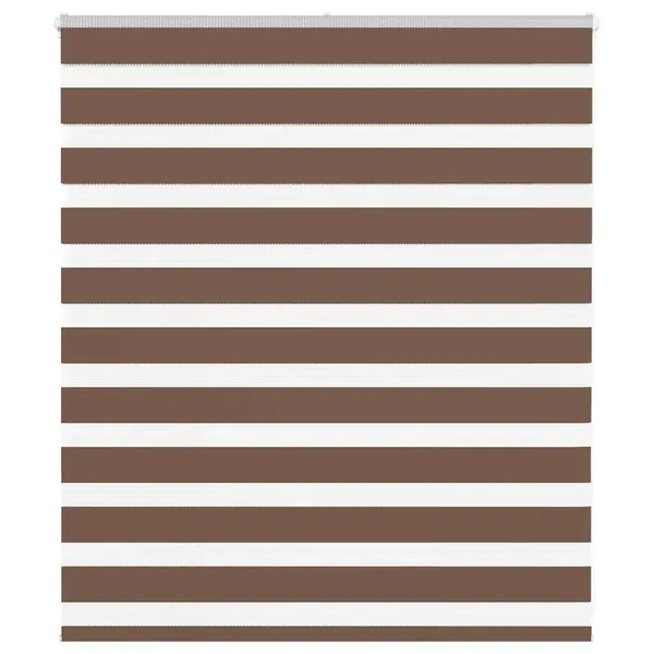 Store zèbre marron 125x100cm largeur du tissu 120,9cm polyester