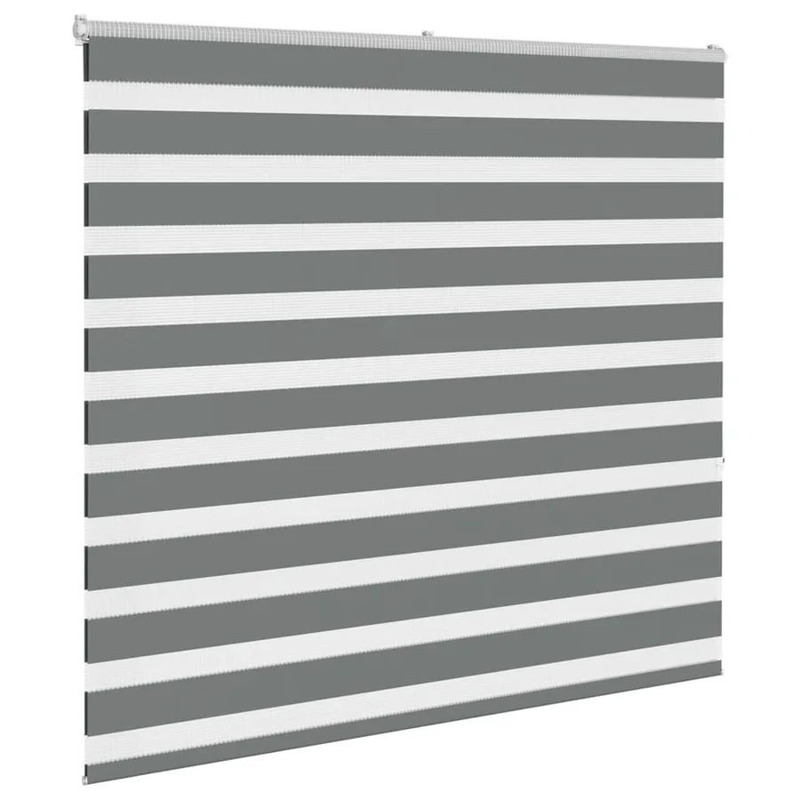 Store zèbre gris foncé largeur du tissu 160,9 cm polyester - 3