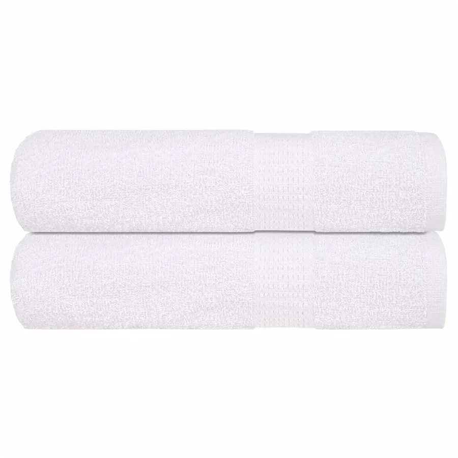 Serviettes de bain FROGN 2 pcs blanc 100x150 cm 360 g/m²