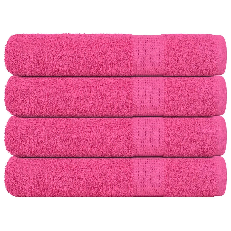Serviettes FROGN 4 pcs rose 100x200 cm 360 g/m²