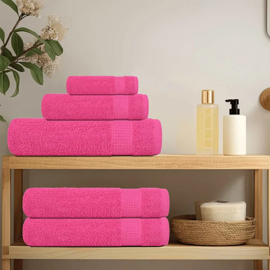 Serviettes FROGN 4 pcs rose 100x200 cm 360 g/m² - 3