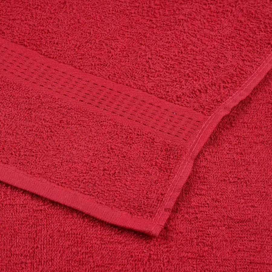 Serviettes FROGN 4 pcs rouge 100x200 cm 360 g/m² - 6