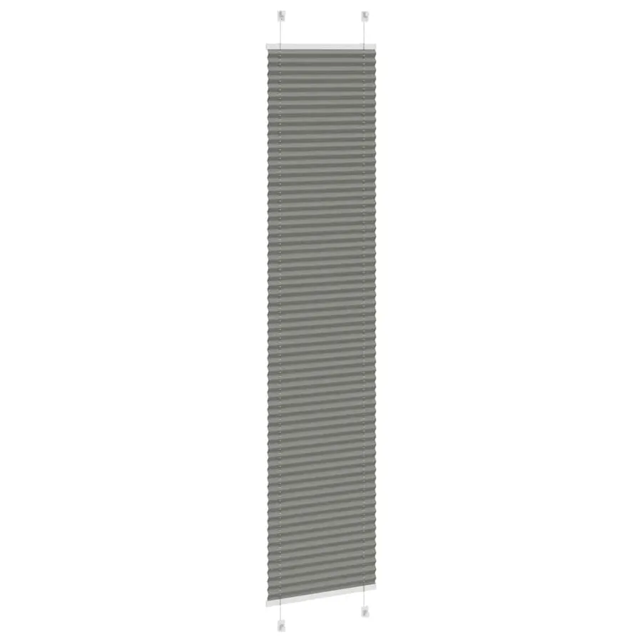 Store plissé anthracite 45x200 cm largeur du tissu 44,4 cm - 4