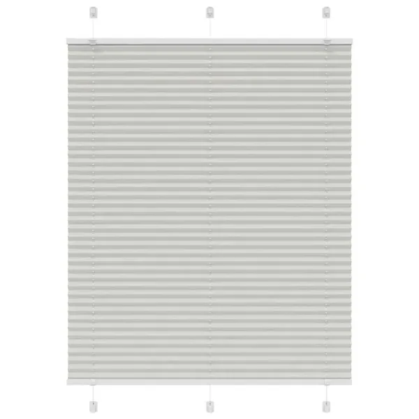 Store plissé gris clair 105x150cm largeur du tissu 104,4cm