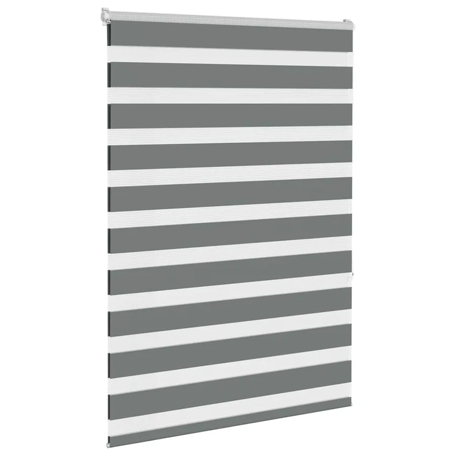 Store zèbre gris foncé largeur du tissu 95,9 cm polyester - 3