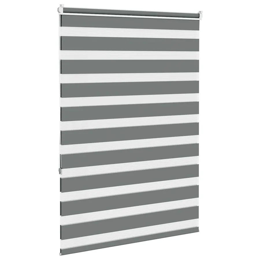 Store zèbre gris foncé largeur du tissu 95,9 cm polyester - 4