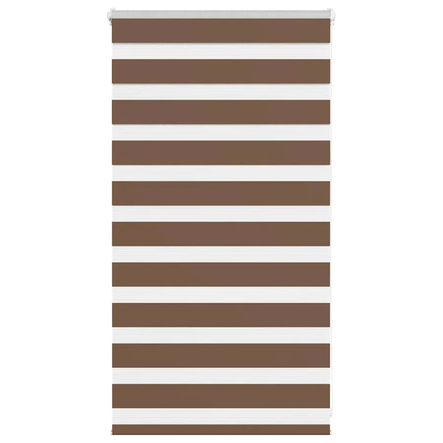 Store zèbre marron 90x100 cm largeur du tissu 85,9 cm polyester