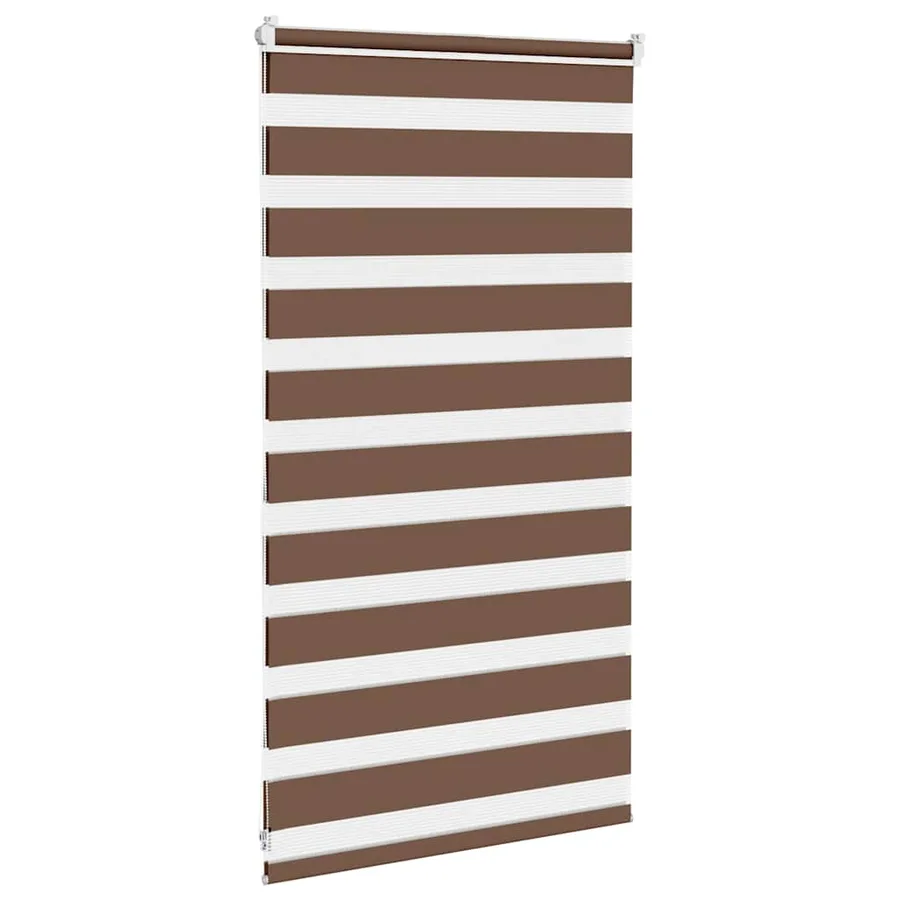 Store zèbre marron 90x100 cm largeur du tissu 85,9 cm polyester - 4