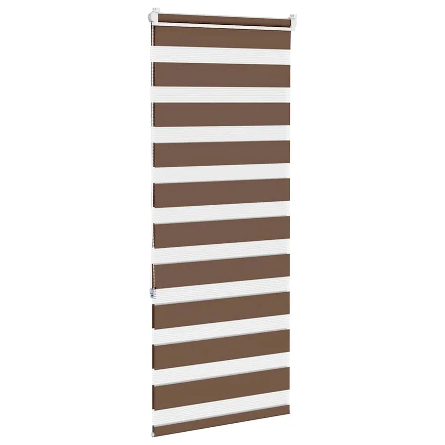 Store zèbre marron 65x150 cm largeur du tissu 60,9 cm polyester - 4