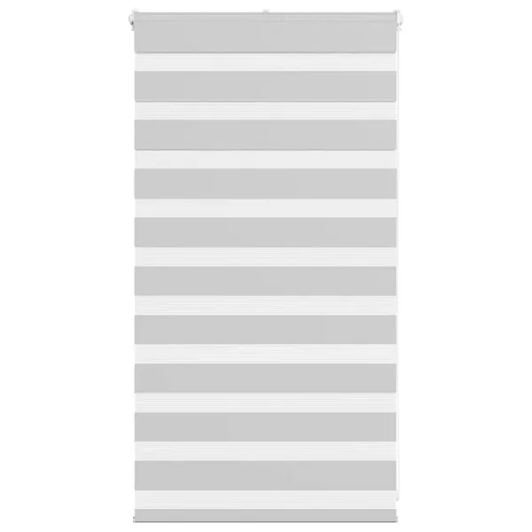 Store zèbre gris clair largeur du tissu 85,9 cm polyester
