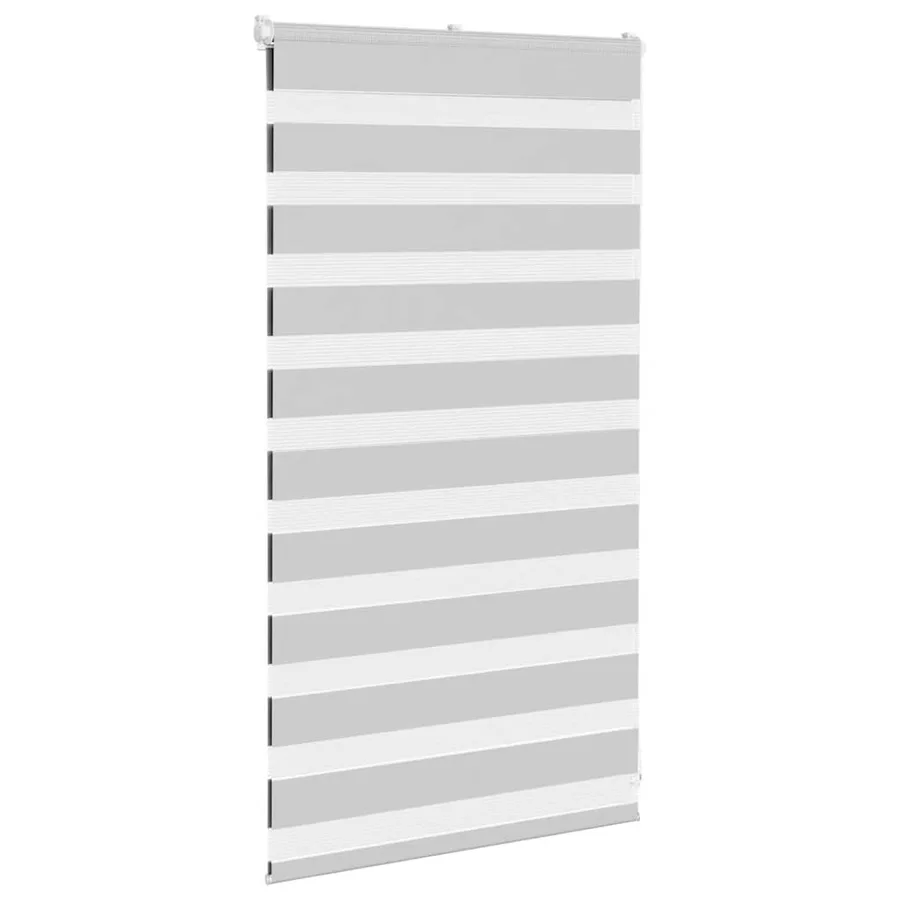 Store zèbre gris clair largeur du tissu 85,9 cm polyester - 3