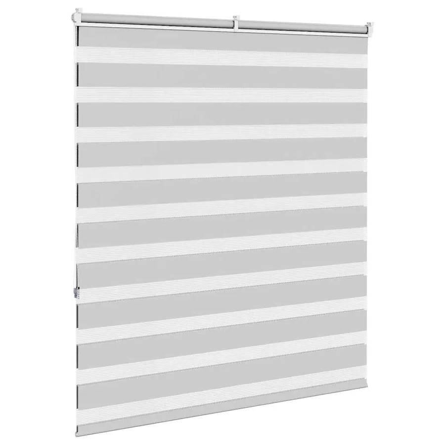 Store zèbre gris clair largeur du tissu 120,9 cm polyester - 4