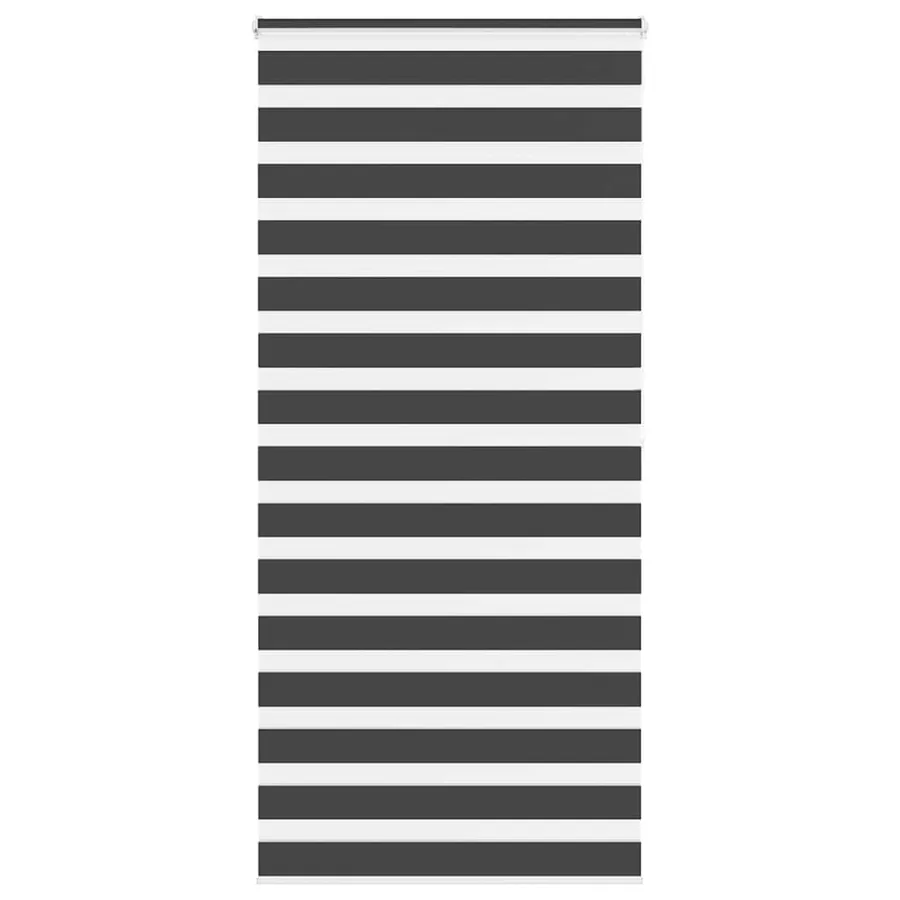 Store zèbre noir 110x200 cm largeur du tissu 105,9 cm polyester