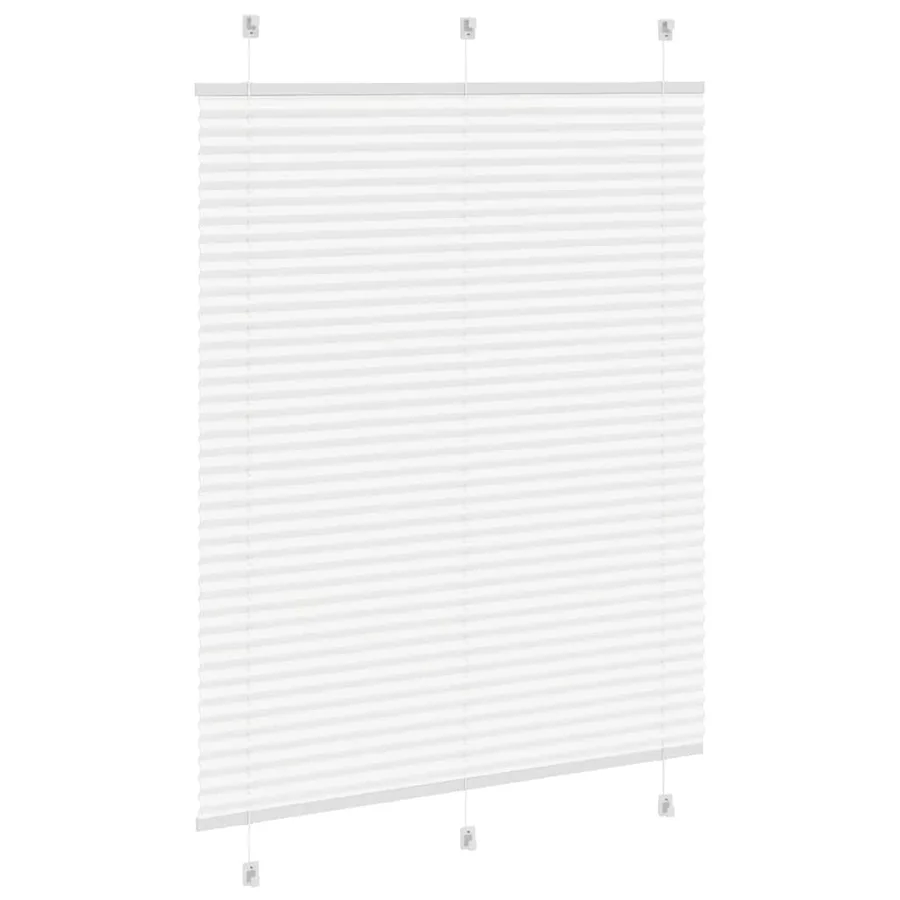 Store plissé blanc 110x150cm largeur du tissu 109,4cm polyester - 4