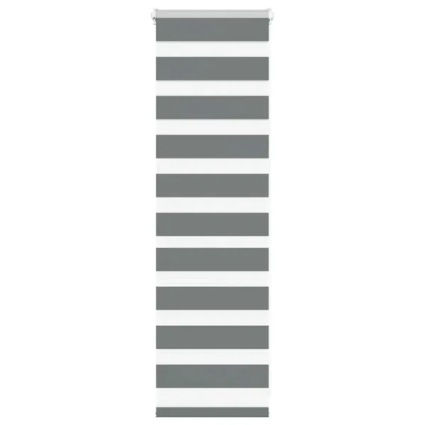 Store zèbre gris foncé largeur du tissu 45,9 cm polyester