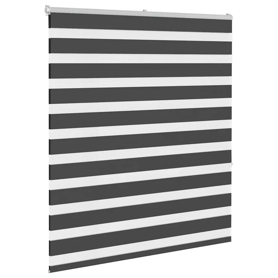 Store zèbre noir 135x150 cm largeur du tissu 130,9 cm polyester - 3