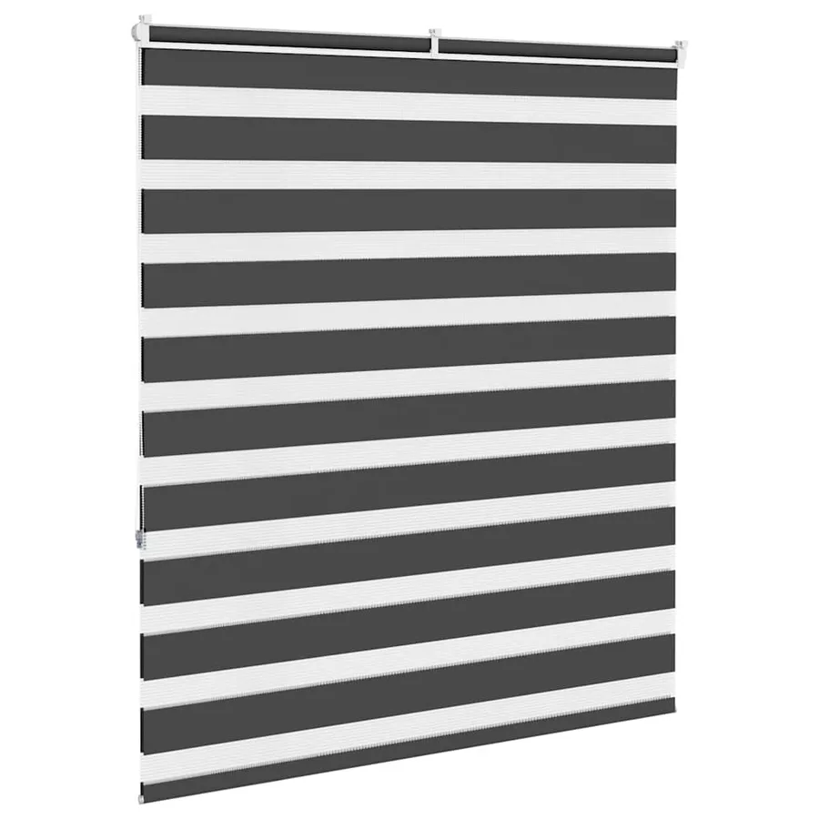 Store zèbre noir 135x150 cm largeur du tissu 130,9 cm polyester - 4