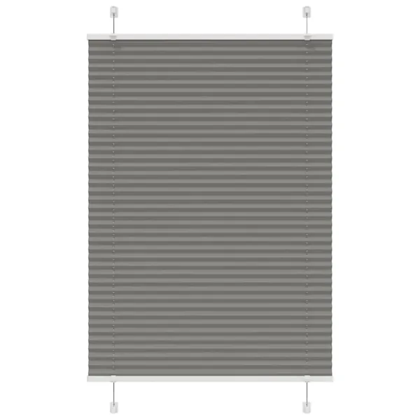 Store plissé anthracite 95x150 cm largeur du tissu 94,4 cm
