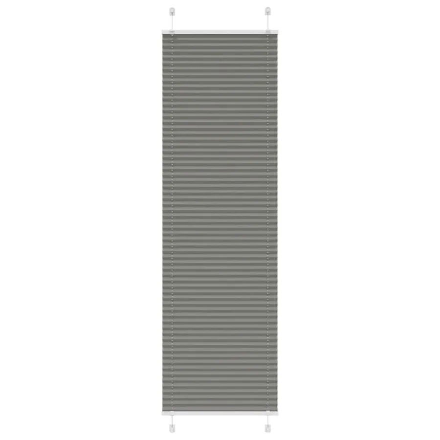 Store plissé anthracite 65x200 cm largeur du tissu 64,4 cm