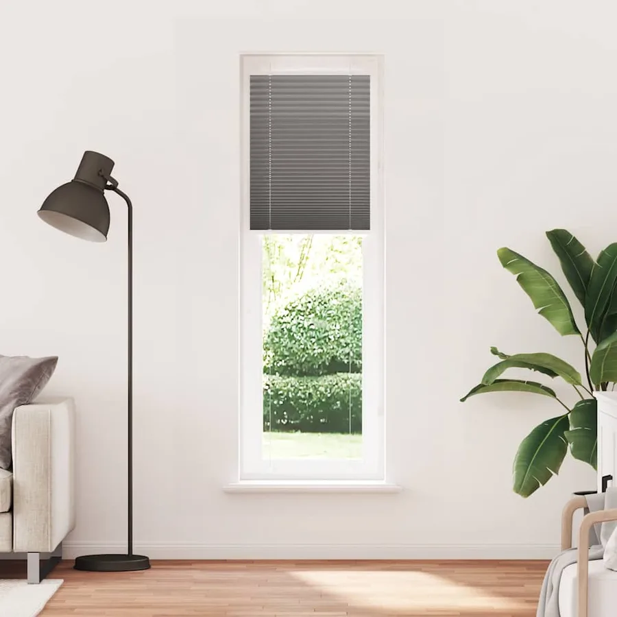 Store plissé anthracite 65x200 cm largeur du tissu 64,4 cm - 2