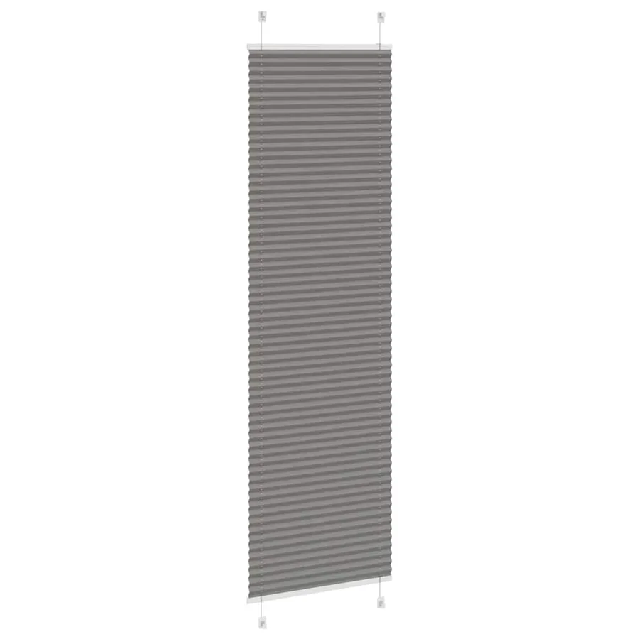 Store plissé anthracite 65x200 cm largeur du tissu 64,4 cm - 4
