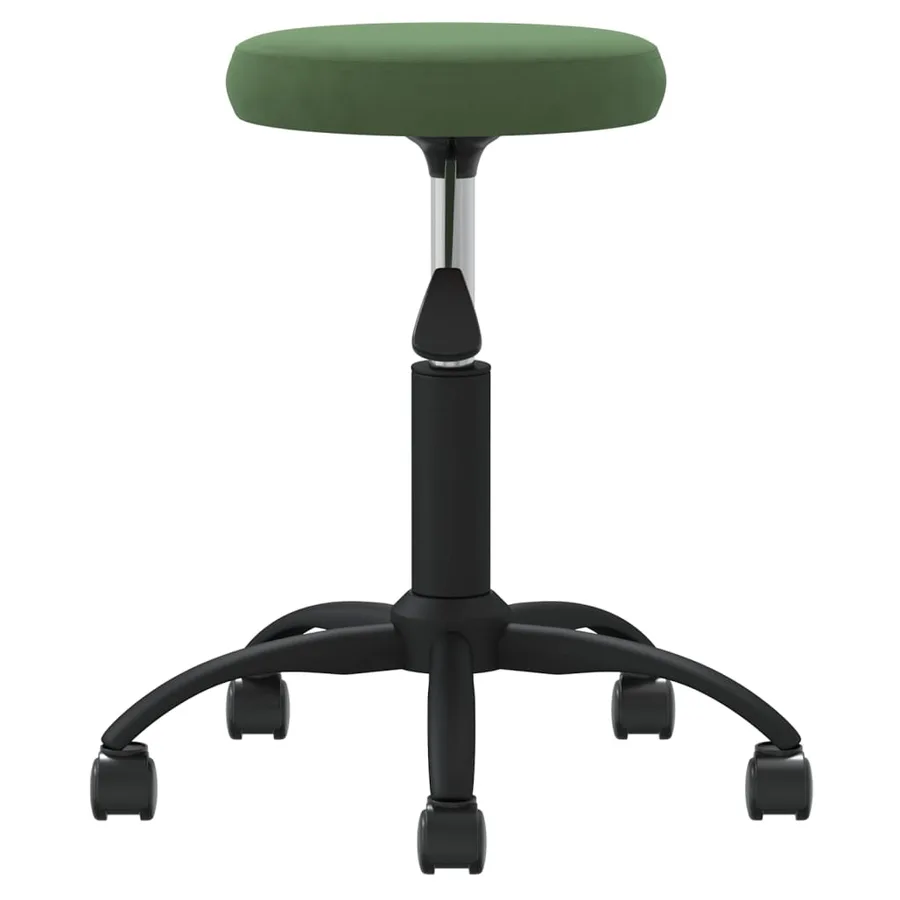 Chaise de salle à manger Vert foncé Velours - 3