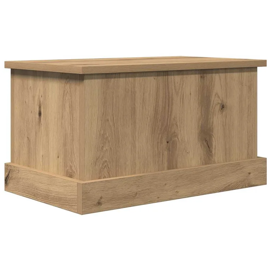 Boîtes de rangement chêne artisanal 30x50x28 cm bois ingénierie - 2